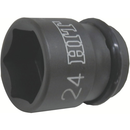 トラスコ中山 HIT 1/2インチ角 インパクトソケット(6角) 17mm(ご注文単位1個)【直送品】