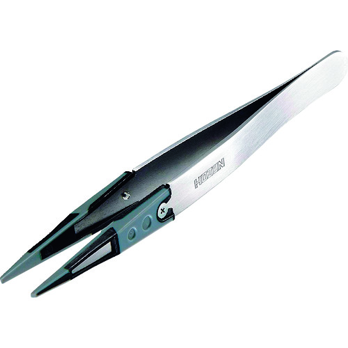 トラスコ中山 HOZAN ESDソフトチップピンセット 175-5549(ご注文単位1個)【直送品】