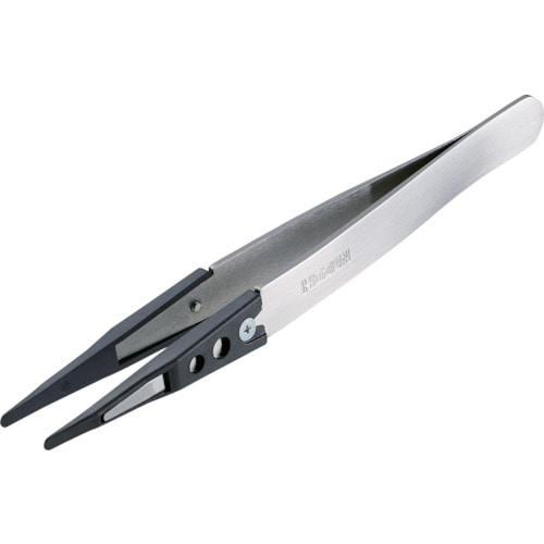 トラスコ中山 HOZAN ESDチップピンセット 818-3676(ご注文単位1本)【直送品】
