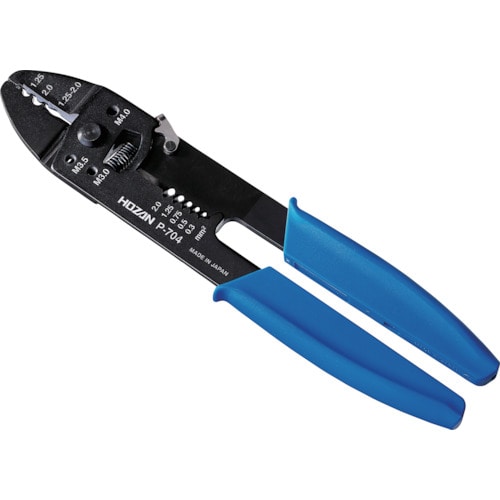 トラスコ中山 HOZAN 圧着工具 205mm(ご注文単位1個)【直送品】