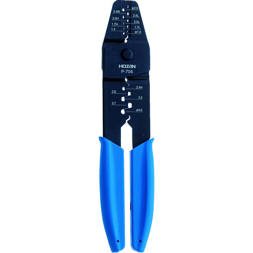 トラスコ中山 HOZAN 圧着工具 (オープンバレル端子用)(ご注文単位1個)【直送品】