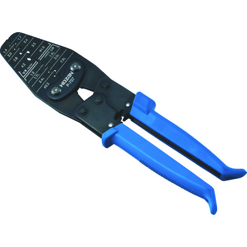 トラスコ中山 HOZAN 手動圧着工具(オープンバレル端子用) 全長230mm(ご注文単位1個)【直送品】