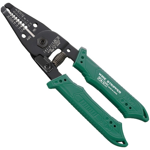 トラスコ中山 エンジニア ワイヤーストリッパー 太線用 175mm(ご注文単位1個)【直送品】