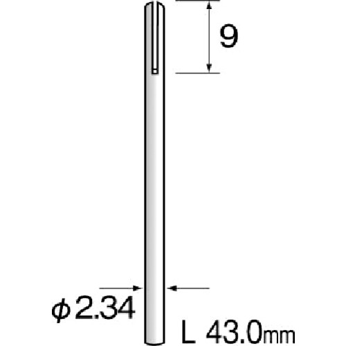 トラスコ中山 ミニモ 割ピンマンドレール (10本入) 852-0545(ご注文単位1袋)【直送品】