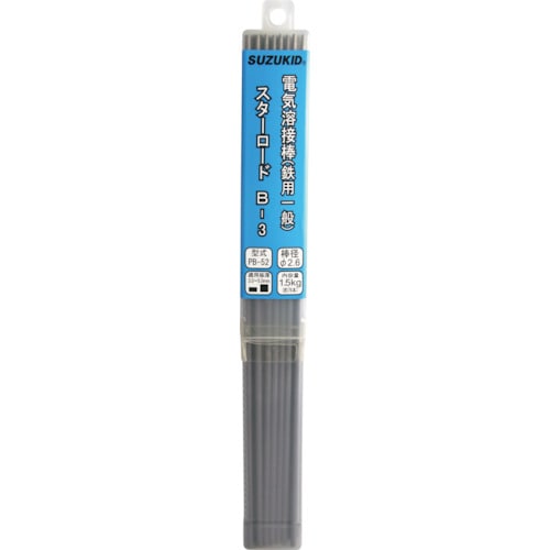 トラスコ中山 SUZUKID スターロードB-3 一般軟鋼用 2.5φ×1.5kg(ご注文単位1箱)【直送品】
