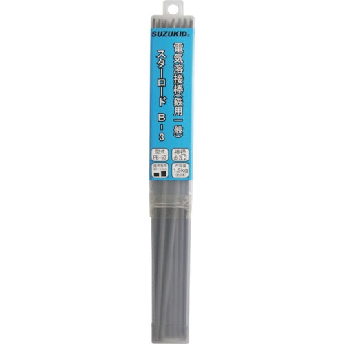 トラスコ中山 SUZUKID スターロードB-3 一般軟鋼用 3.2φ×1.5kg(ご注文単位1箱)【直送品】