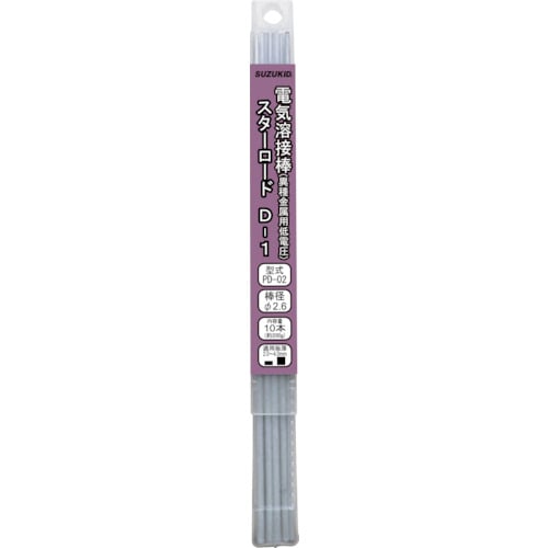 トラスコ中山 SUZUKID スターロードD-1 低電圧異種金属用 2.6φ×200g(ご注文単位1パック)【直送品】