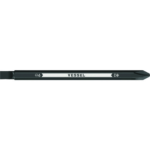 トラスコ中山 ベッセル ボールグリップ差替ドライバー専用替え軸 No.PD142611(+2/-6×110)(ご注文単位1パック)【直送品】
