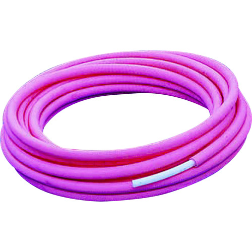 トラスコ中山 クボタケミックス 保護材付架橋ポリエチレン管 10X10M-5MM赤(ご注文単位1巻)【直送品】