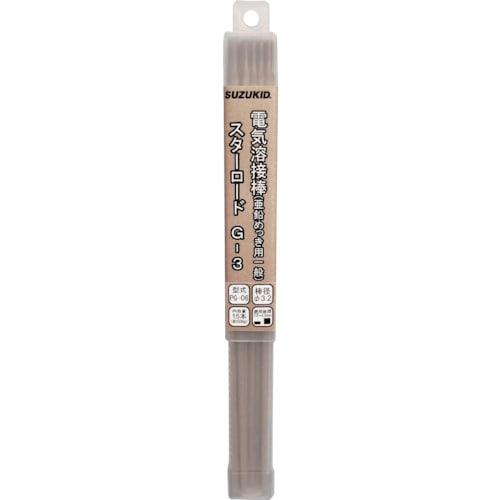 トラスコ中山 SUZUKID スターロードG-3 亜鉛めっき用 3.2Φ×500g(ご注文単位1パック)【直送品】