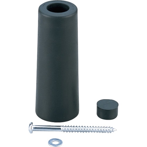 トラスコ中山 光 ゴムクッション戸当り黒1入70×27（ご注文単位1パック）【直送品】