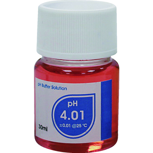 トラスコ中山 カスタム pH4.01校正標準液(30ml)（ご注文単位1本）【直送品】