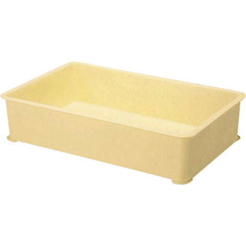 トラスコ中山 積水 食品用コンテナ PL-147 クリーム(ご注文単位1個)【直送品】