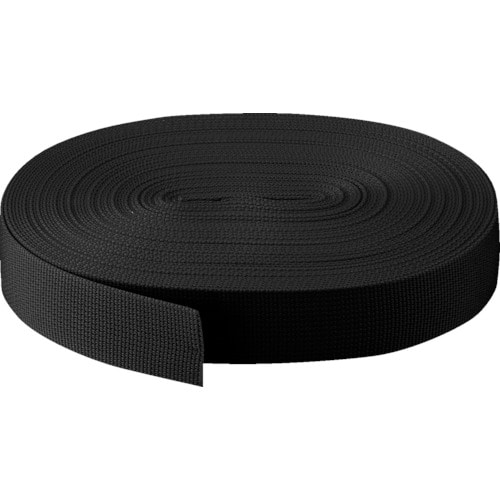 トラスコ中山 TRUSCO PPベルト幅50mmX長さ50m 黒(ご注文単位1本)【直送品】