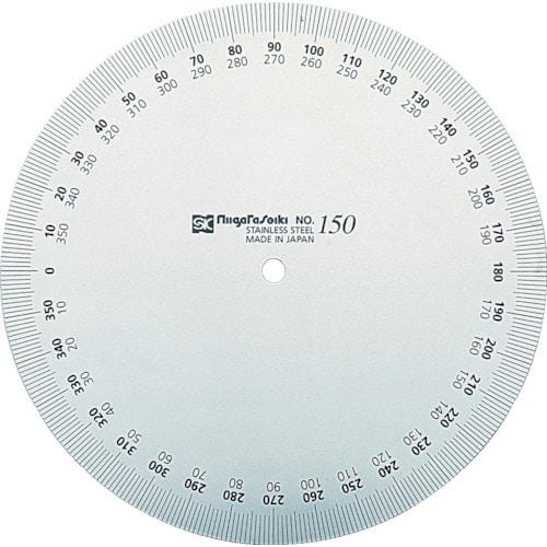 トラスコ中山 SK プロトラクターNo.193 正円タイプ 目量1° 直径90mm(ご注文単位1個)【直送品】