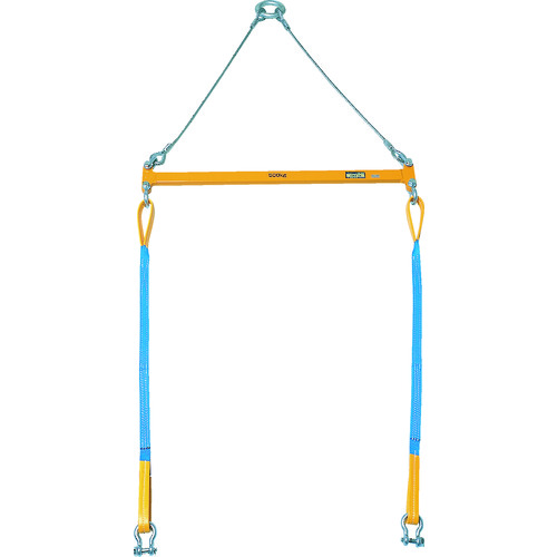トラスコ中山 スーパー 2点吊用天秤 容量：500kg スパン長：800mm（ご注文単位1台）【直送品】