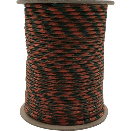 トラスコ中山 ユタカメイク 強力カラーコード 4mm×100m(オレンジ/緑)(ご注文単位1巻)【直送品】