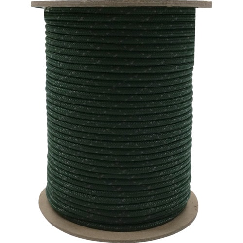 トラスコ中山 ユタカメイク 強力カラーコード 4mm×100m(緑)(ご注文単位1巻)【直送品】