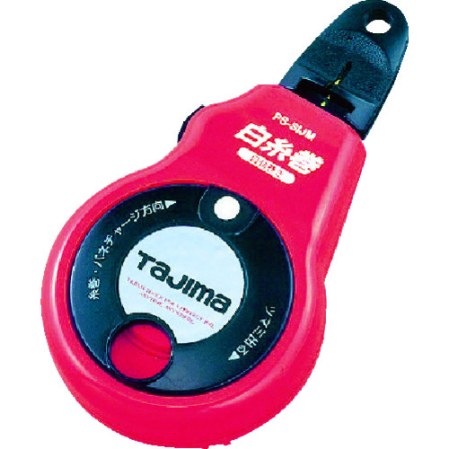 トラスコ中山 タジマ ピーライン白糸巻 自動巻き20m(ご注文単位1個)【直送品】