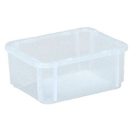 トラスコ中山 YAZAKI ポリテナー 1.5L クリアー(ご注文単位1個)【直送品】