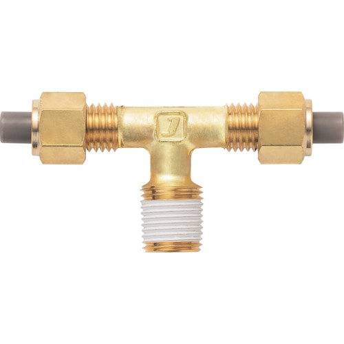 トラスコ中山 潤工社 黄銅製継手(ミリ系列) テー 8×5mm PT1/8(ご注文単位1個)【直送品】