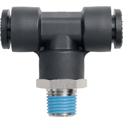トラスコ中山 潤工社 ワンタッチ継手Mシリーズ テー 4mm PT1/4(ご注文単位1個)【直送品】