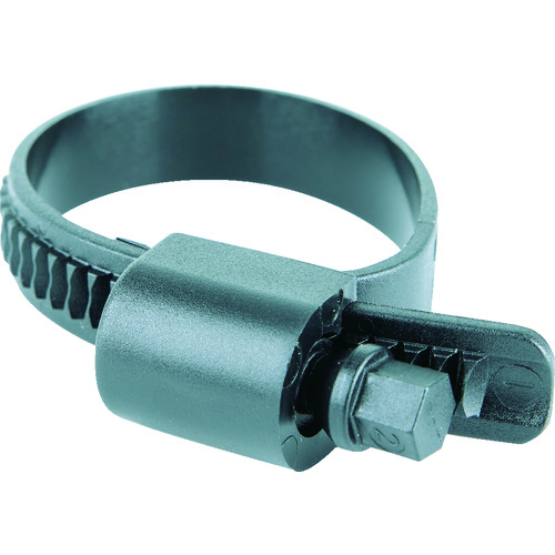 トラスコ中山 HCL 樹脂製ホースバンド Ezyclamp 締付径25.0~50.0mm 対辺8.0mm ナイロン66(ご注文単位1袋)【直送品】