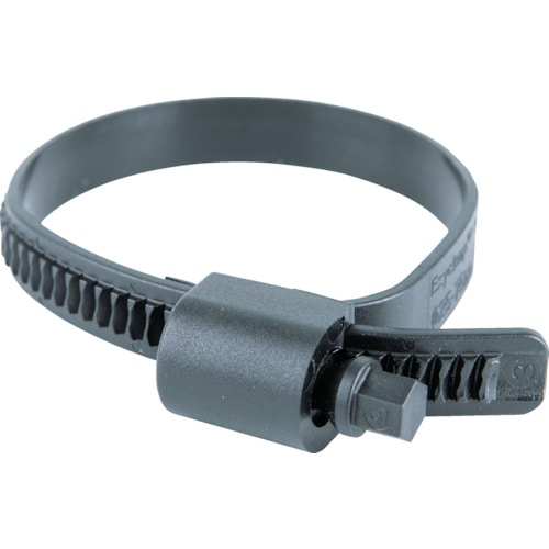 トラスコ中山 HCL 樹脂製ホースバンド Ezyclamp 締付径25.0~75.0mm 対辺8.0mm ナイロン12(ご注文単位1袋)【直送品】