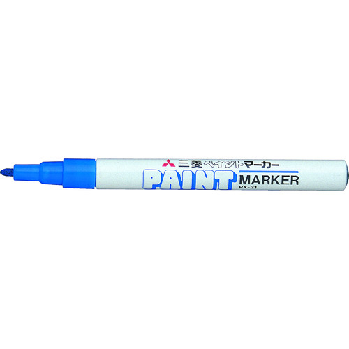 トラスコ中山 uni ペイントマーカー油性細字 青(ご注文単位1本)【直送品】