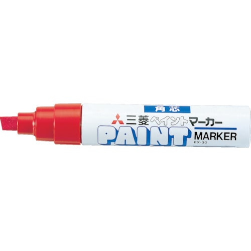 トラスコ中山 uni ペイントマーカー油性太字 赤(ご注文単位1本)【直送品】