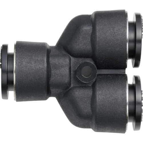 トラスコ中山 潤工社 ワンタッチ継手Mシリーズ ユニオンY 8mm (ご注文単位1個)【直送品】