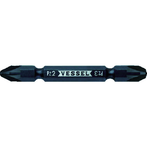トラスコ中山 ベッセル コンビビットPZ PZ2/PZ3×65mm (1S(PK)＝2本入)（ご注文単位1セット）【直送品】