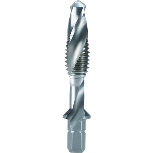 トラスコ中山 RUKO 六角軸タッピングドリル M8X1.25 51mm(ご注文単位1本)【直送品】
