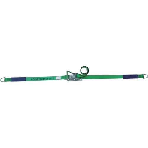トラスコ中山 allsafe ラッシングベルト ラチェット式デルタリング仕様軽荷重 763-5036(ご注文単位1台)【直送品】
