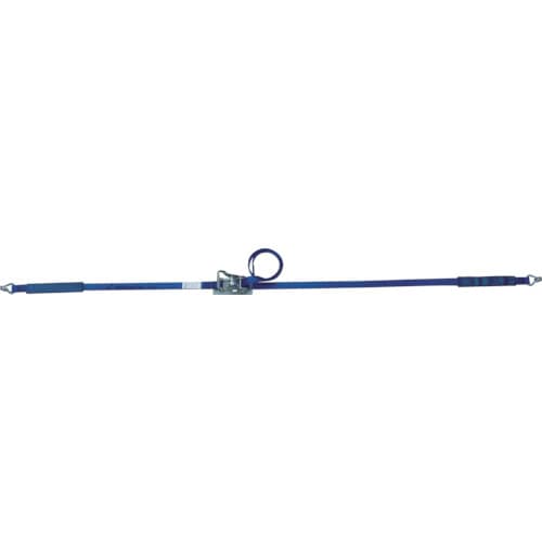 トラスコ中山 allsafe ラッシングベルト ラチェット式ナローフック仕様軽荷重 763-5125(ご注文単位1台)【直送品】