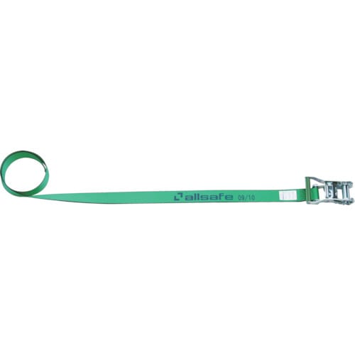トラスコ中山 allsafe ラッシングベルト ラチェット式ラウンド仕様中荷重 763-5281(ご注文単位1台)【直送品】