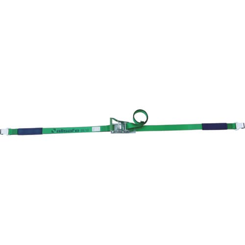 トラスコ中山 allsafe ラッシングベルト ラチェット式フラットフック重荷重 763-5397(ご注文単位1台)【直送品】