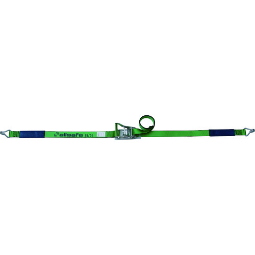 トラスコ中山 allsafe ベルト荷締機 ラチェット式ナローフック仕様(重荷重) 479-5296(ご注文単位1台)【直送品】