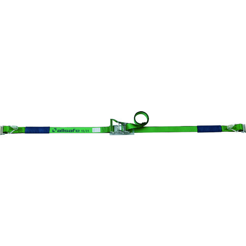 トラスコ中山 allsafe ベルト荷締機ラチェット式T-ワンピース&ナローフック仕様 重荷重 479-5440(ご注文単位1台)【直送品】