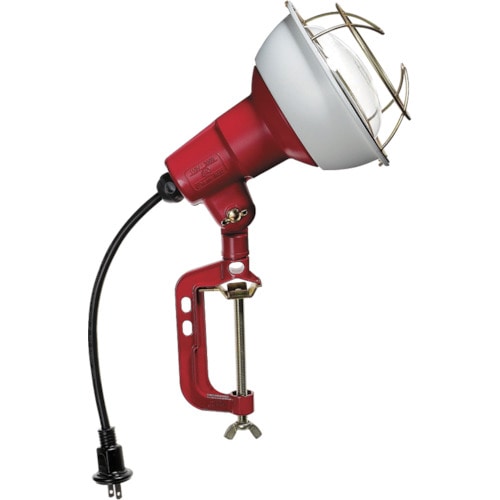 トラスコ中山 ハタヤ 防雨型作業灯 リフレクターランプ200W 100V電線0.3m バイス付 370-4050(ご注文単位1台)【直送品】
