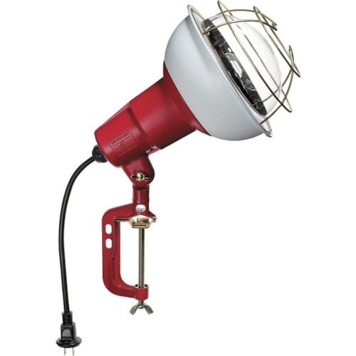 トラスコ中山 ハタヤ 防雨型作業灯 リフレクターランプ500W 100V電線0.3m バイス付 370-4106(ご注文単位1台)【直送品】