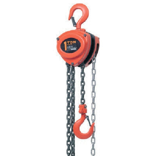 トラスコ中山 HHH チェーンブロック 定格荷重1t 揚程2.5m(ご注文単位1台)【直送品】