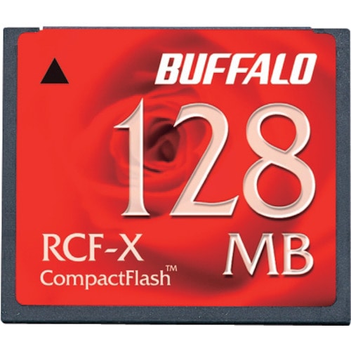 トラスコ中山 バッファロー コンパクトフラッシュ ハイコストパフォーマンスモデル 128MB(ご注文単位1個)【直送品】