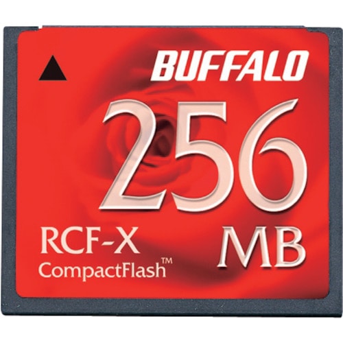 トラスコ中山 バッファロー コンパクトフラッシュ ハイコストパフォーマンスモデル 256MB(ご注文単位1個)【直送品】