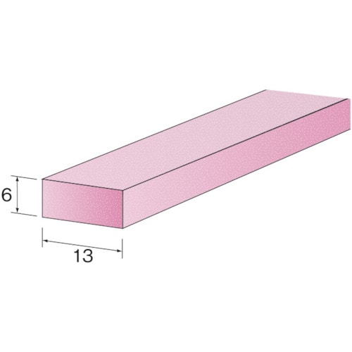 トラスコ中山 ミニモ ピンクストーン PA#80 6×13mm (10個入)(ご注文単位1袋)【直送品】
