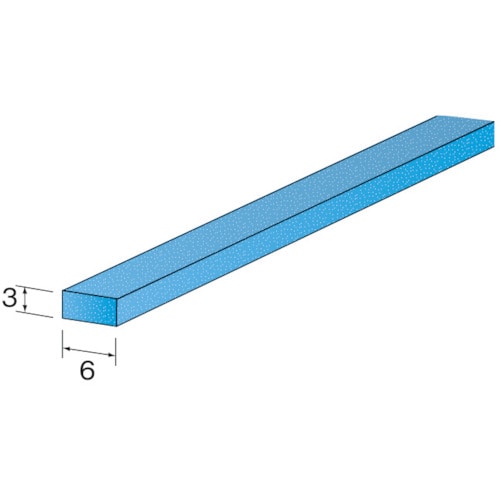 トラスコ中山 ミニモ ブルーストーン WA#180 3×6mm (10個入)(ご注文単位1袋)【直送品】