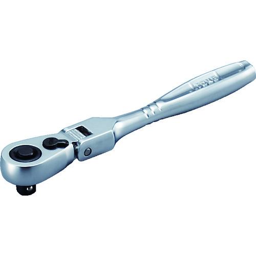 トラスコ中山 TONE ラチェットハンドル 首振りタイプ 歯数72枚 差込角6.35mm 全長122mm(ご注文単位1個)【直送品】