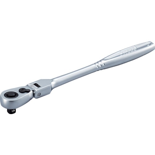トラスコ中山 TONE ラチェットハンドル 首振りタイプ 歯数72枚 差込角6.35mm 全長172mm(ご注文単位1個)【直送品】