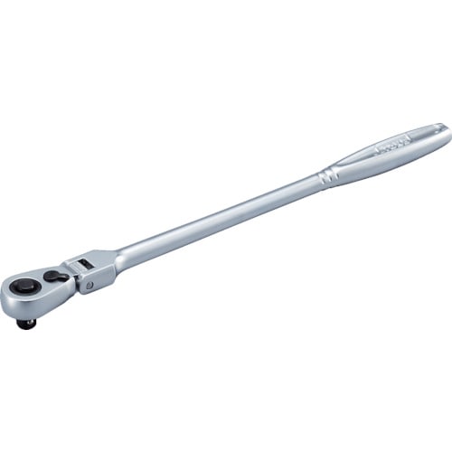 トラスコ中山 TONE ラチェットハンドル 首振りタイプ 歯数72枚 差込角6.35mm 全長222mm(ご注文単位1個)【直送品】