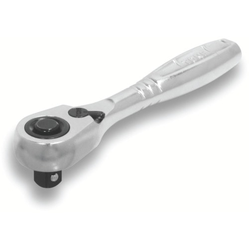 トラスコ中山 TONE ショートラチェットハンドル 歯数72枚 差込角6.35mm 全長90mm(ご注文単位1個)【直送品】